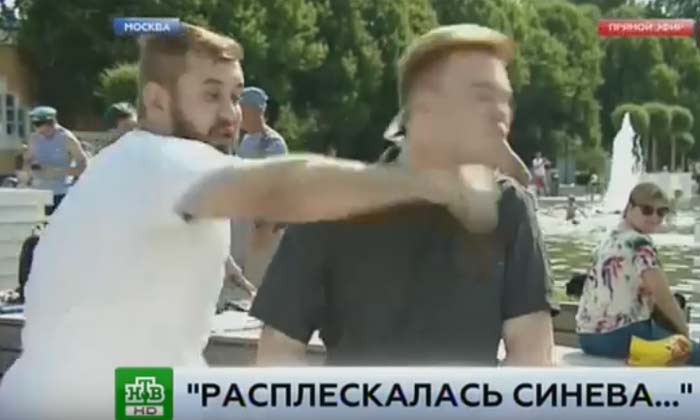 нападение на журналиста НТВ в День ВДВ