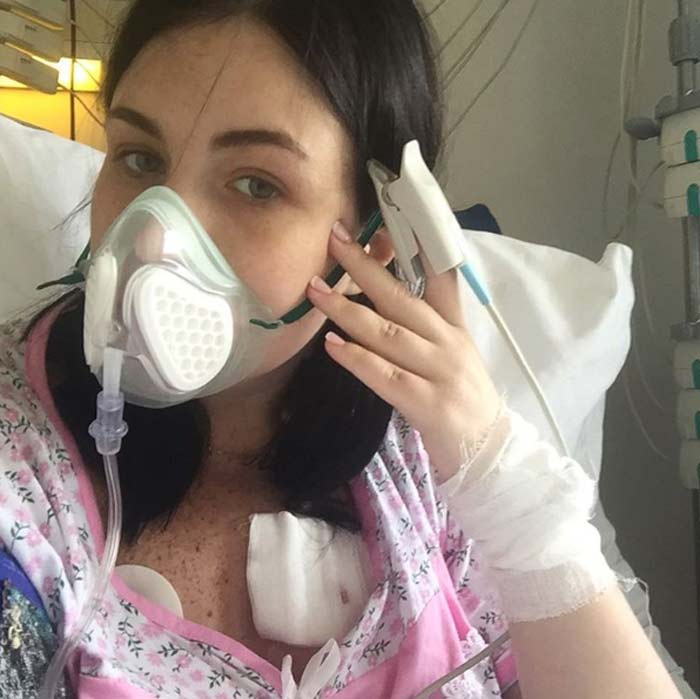 Елена Степунина в больнице