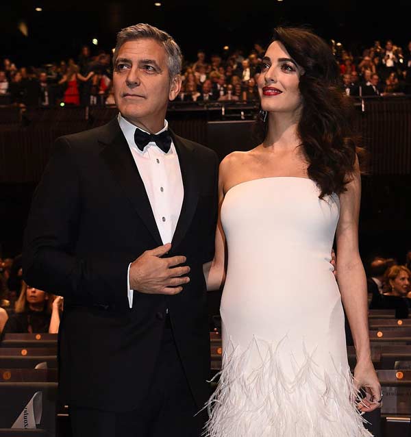 Беременная Амаль Клуни Сезар 5