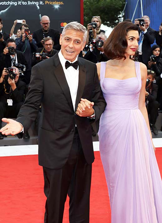 Джордж и Амаль Клуни Венеция 2017 5