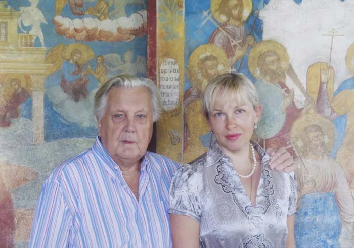 Илья Глазунов и жена Инесса Орлова 2