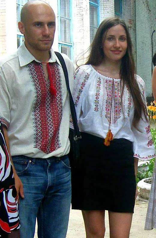 Ярослав Левенец с женой