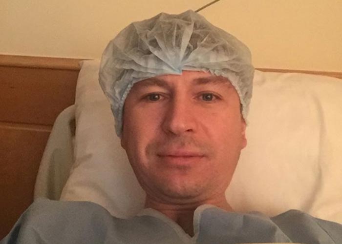 Алексей Ягудин после операции на голове