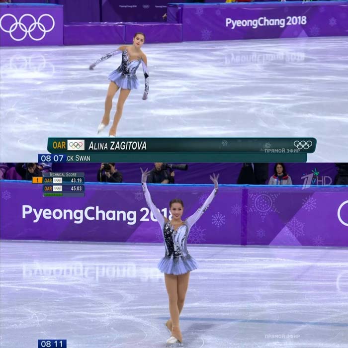 Алина Загитова короткая программа Олимпиада 2018