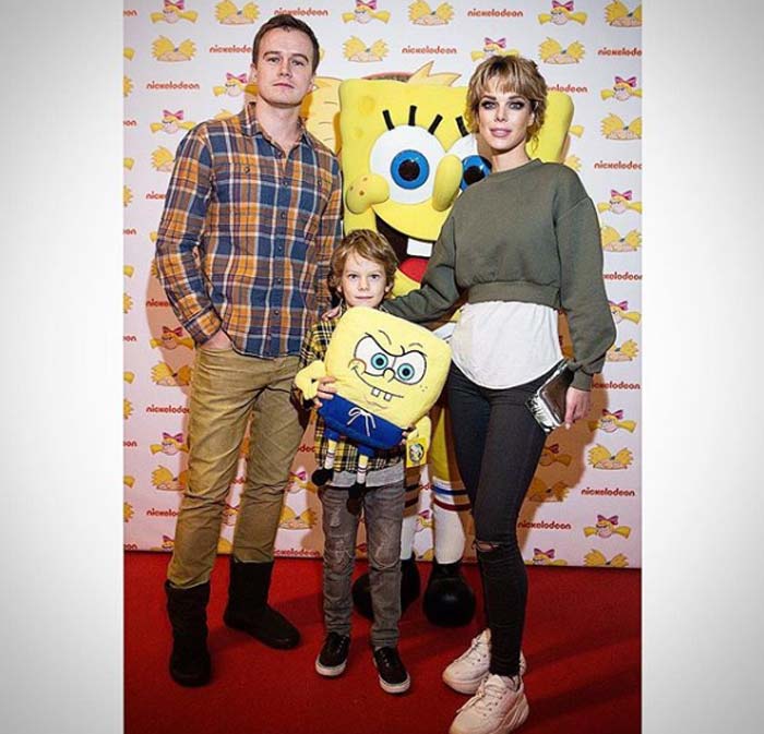 Анна Старшенбаум и Алексей Бардуков с сыном