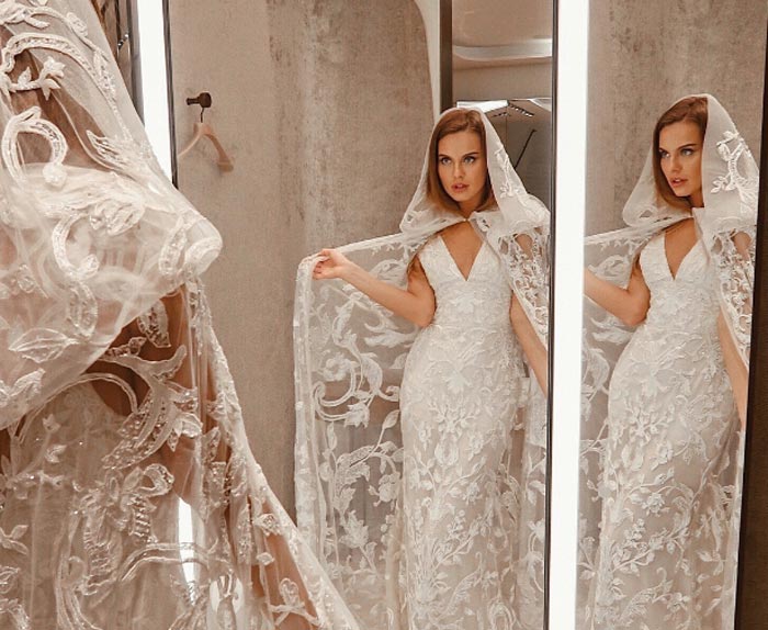 Дарья Клюкина в свадебном платье 2