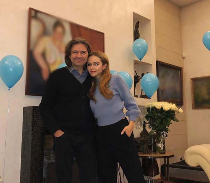 Дмитрий Маликов и дочь Стефания