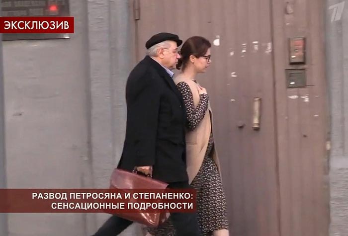 Евгений Петросян и беременная Татьяна Брухунова 2