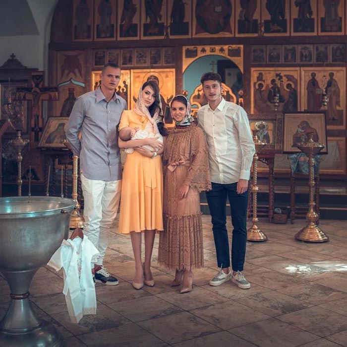 крестины дочери Дмитрия Тарасова и Анастасии Костенко 4