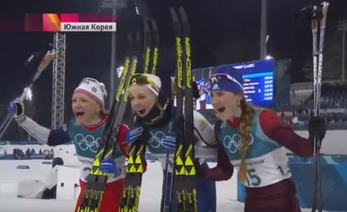 Юлия Белорукова лыжи спринт Олимпиада 2018