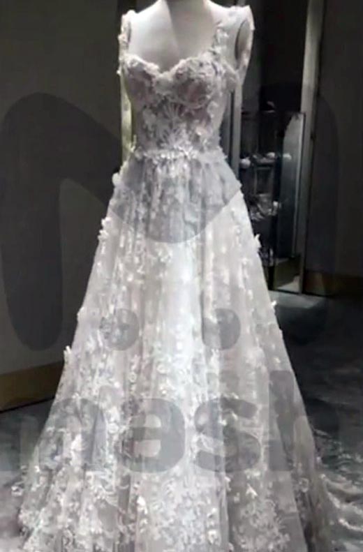 свадебное платье Ксении Собчак