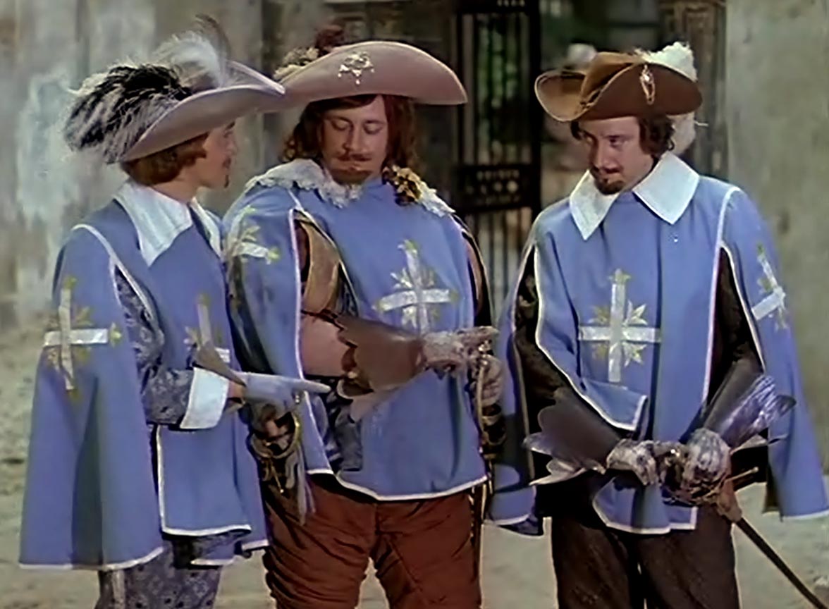 Три мушкетера фильм с боярским актеры и роли фото