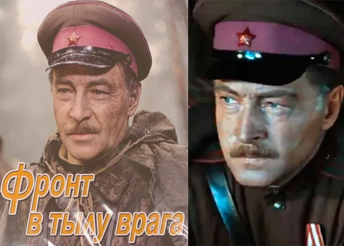 Кадр из фильма Фронт в тылу врага постер Фронт в тылу врага