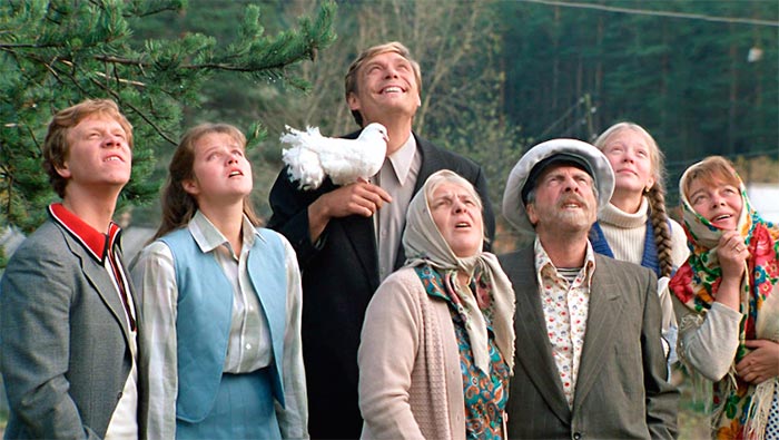 кадр Любовь и голуби 6