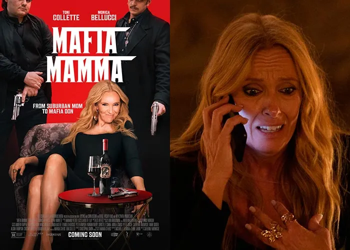 Кадр из фильма Мама мафия постер фильм Мама мафия