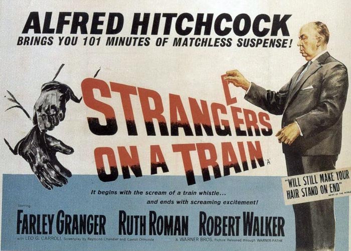 постер фильм Незнакомцы в поезде