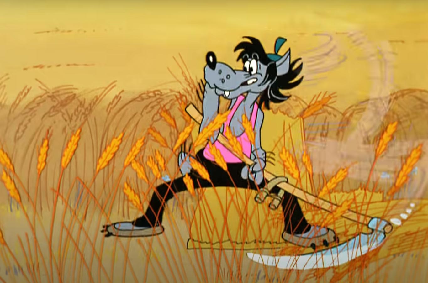 Кадр из мультфильма Ну, погоди! Шестой выпуск кадр Ну, погоди! Шестой выпуск 14