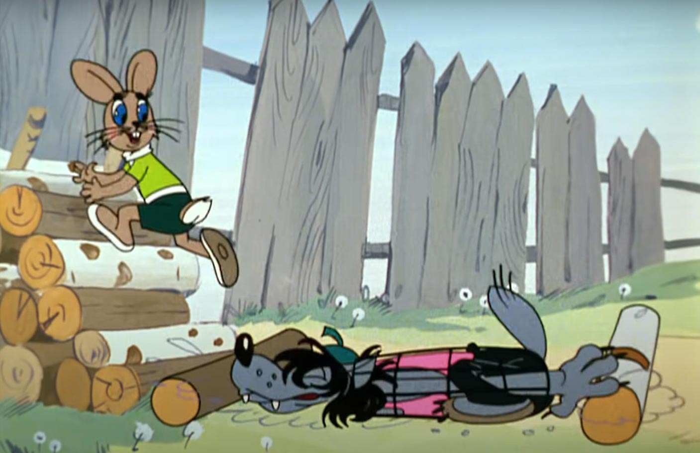 Кадр из мультфильма Ну, погоди! Шестой выпуск кадр Ну, погоди! Шестой выпуск 17