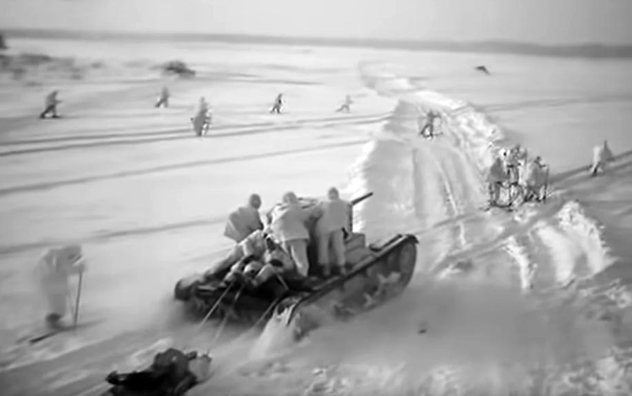 кадр Разгром немецких войск под Москвой 9