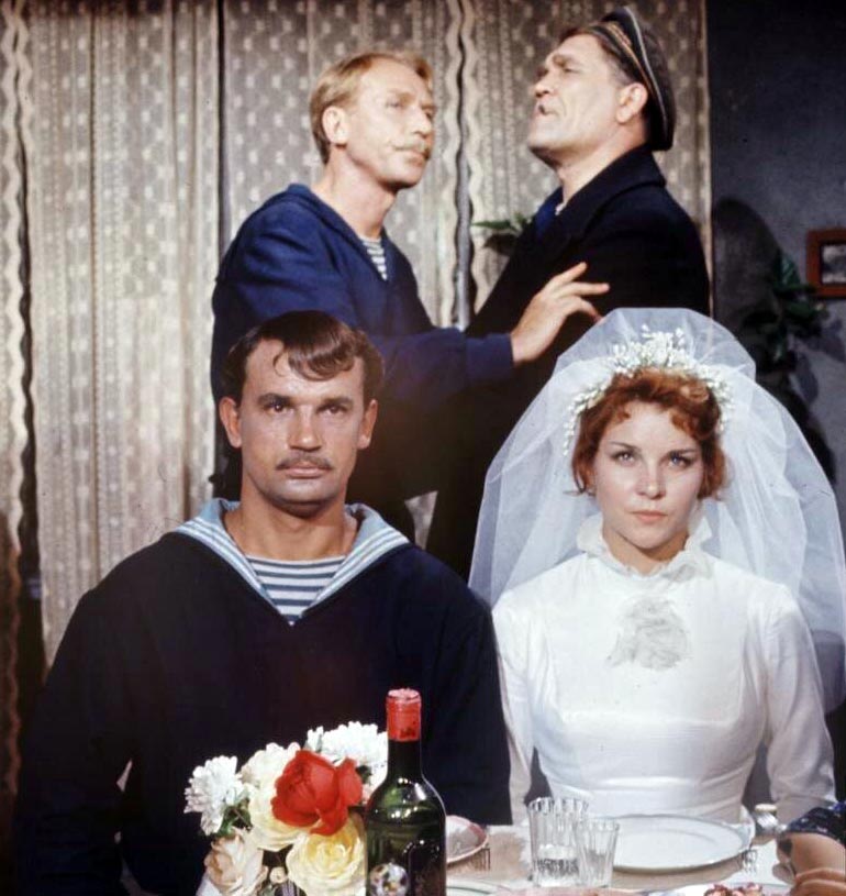 Евгений Урбанский на съемках фильма Директор