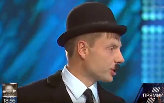 Алексей Гончаренко в костюме Чарли Чаплина 3