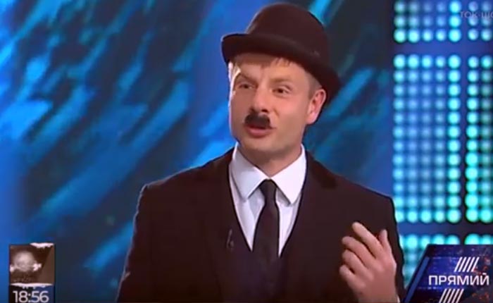 Алексей Гончаренко в костюме Чарли Чаплина 4