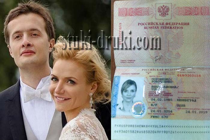 Алексей Порошенко Юлия Алиханова российский паспорт
