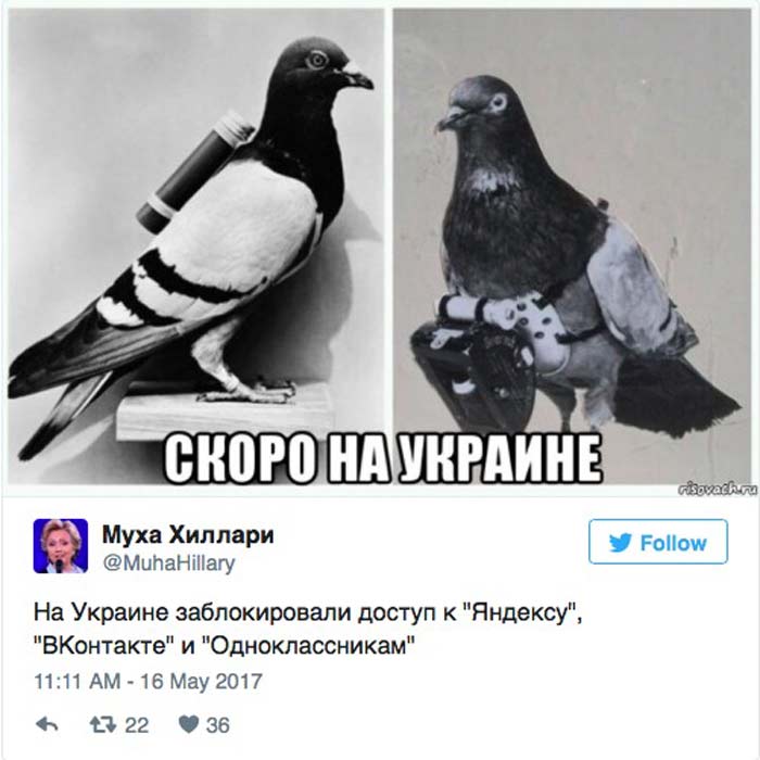 реакция на запрет Порошенко Яндекса Вконтакте Одноклассники
