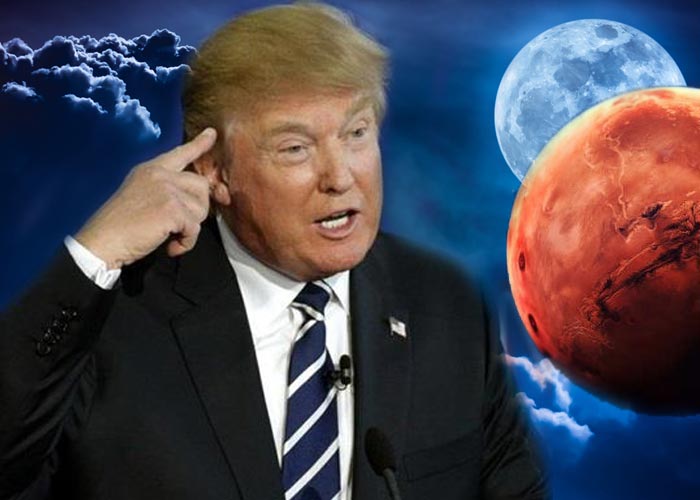 Дональд Трамп Луна Марс