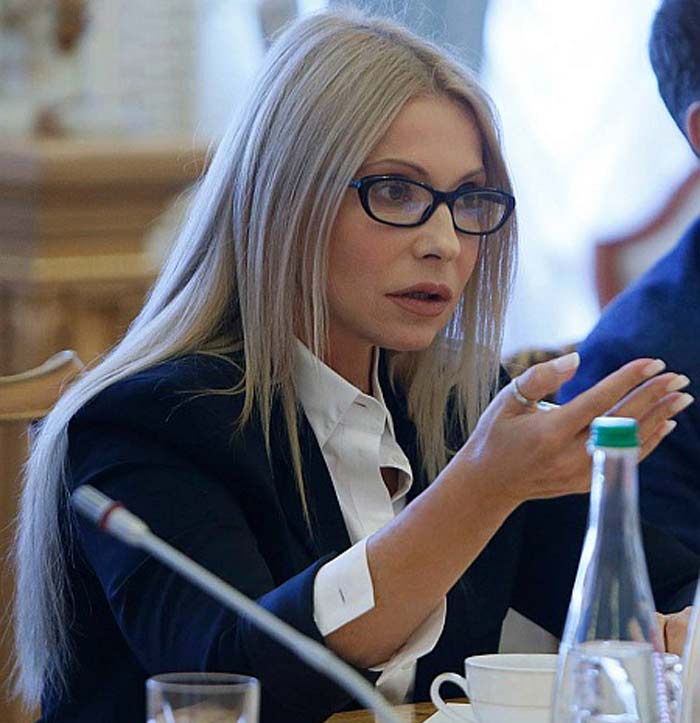 Юлия Тимошенко прямые волосы 2