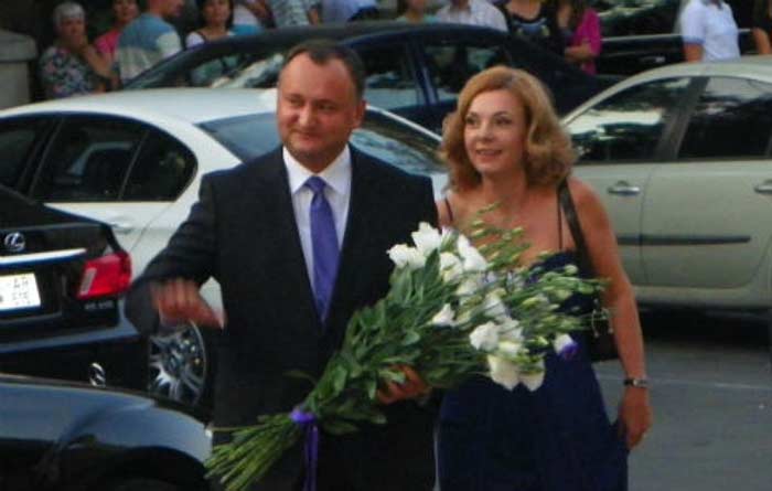 Игорь Додон с женой