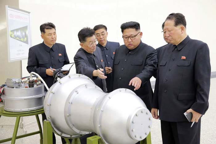 Северная Корея водородная бомба