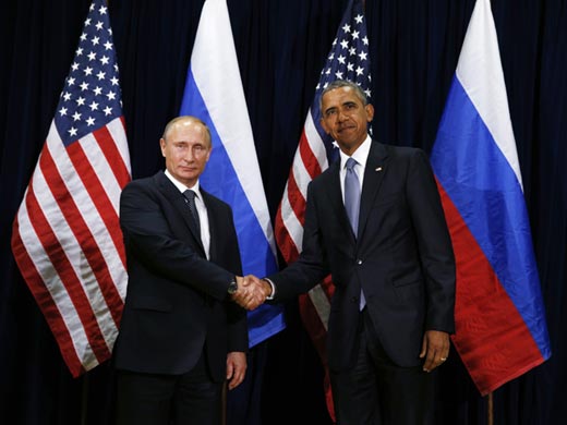 Путин и Обама в ООН