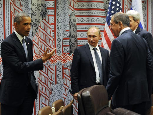 Путин и Обама в ООН 4