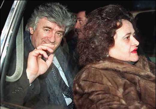 Караджич с женой