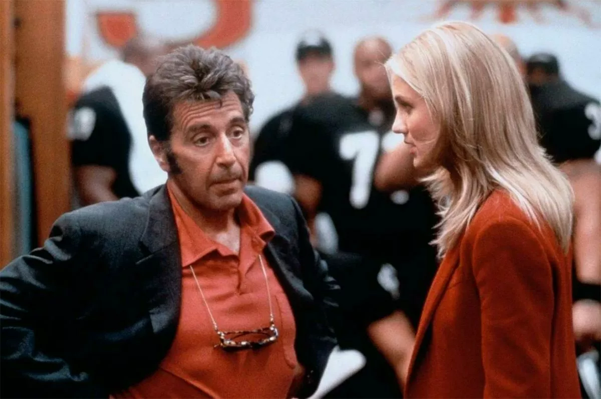 Аль Пачино в фильме Каждое воскресенье