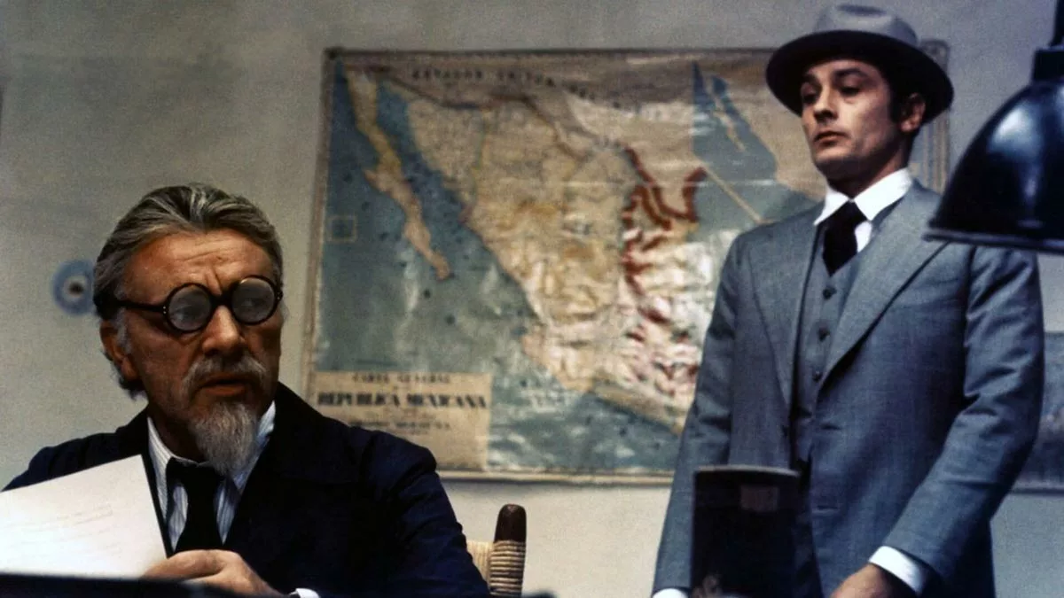 Ален Делон в фильме Убийство Троцкого Ален Делон в фильме Убийство Троцкого