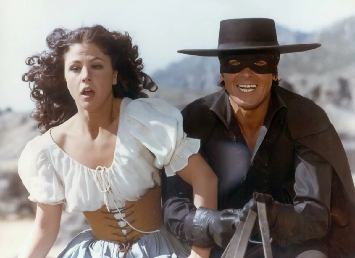 Ален Делон в фильме Зорро Ален Делон в фильме Зорро 2