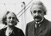 Альберт Эйнштейн и Эльза Эйнштейн