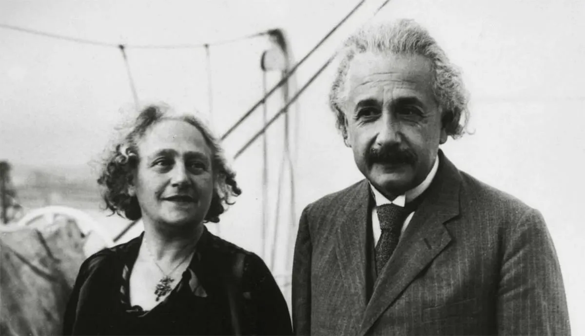 Альберт Эйнштейн и Эльза Эйнштейн
