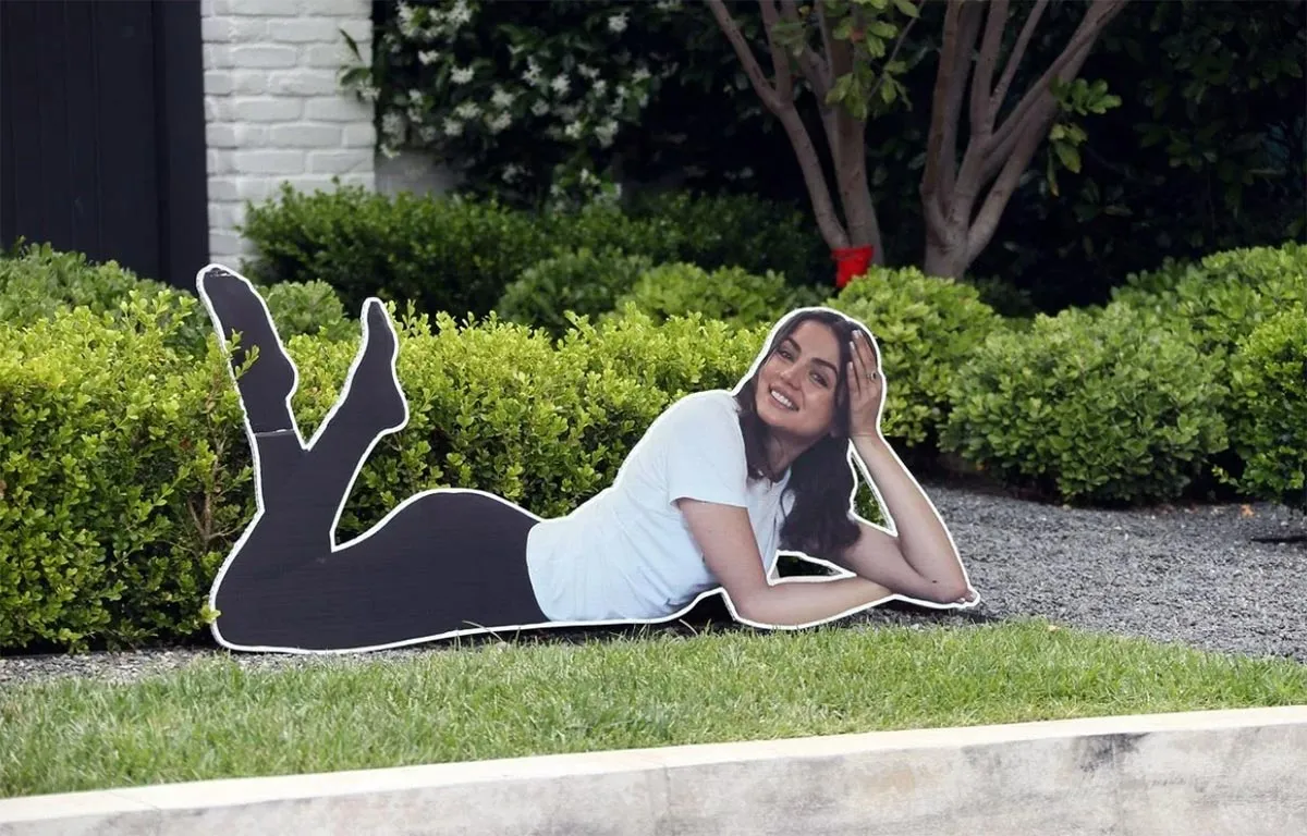 картонная Ана де Армас