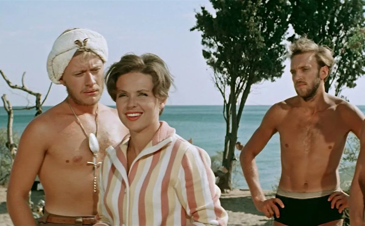 Андрей Миронов в фильме Три плюс два