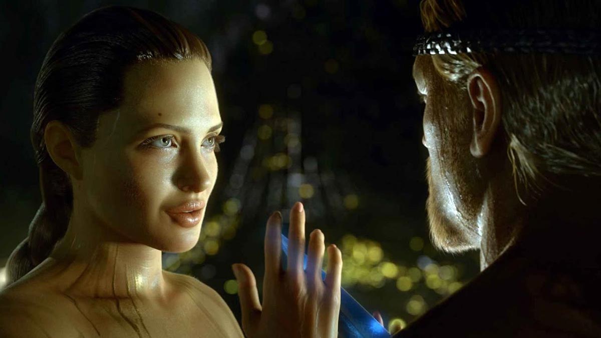 Анджелина Джоли в фильме Беовульф Анджелина Джоли в фильме Беовульф