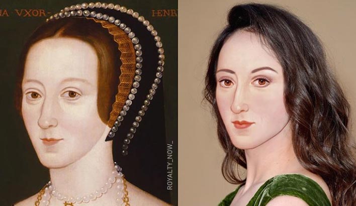 Анна Болейн тогда и сейчас Анна Болейн тогда и сейчас