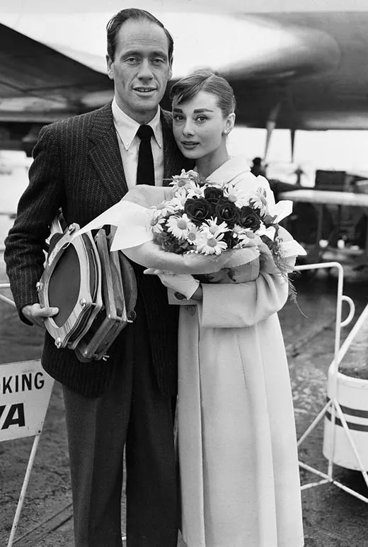 Одри Хепберн и Мел Феррер 5