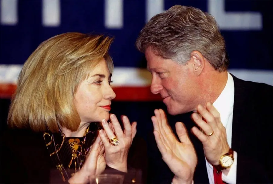 Билл и Хиллари Клинтон 5