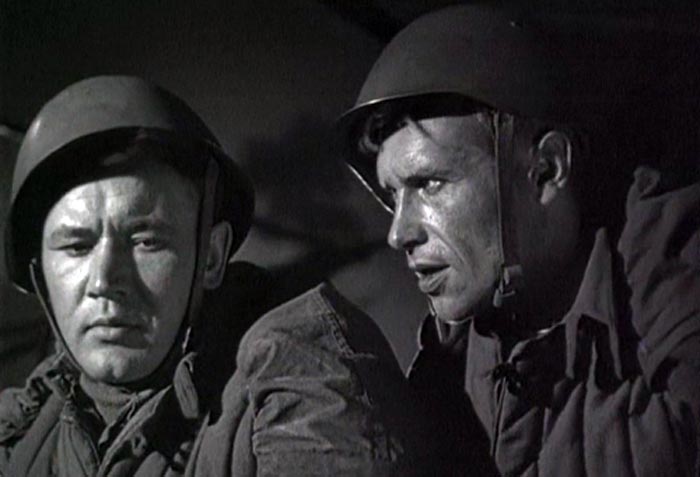Борис Андреев в фильме Два бойца