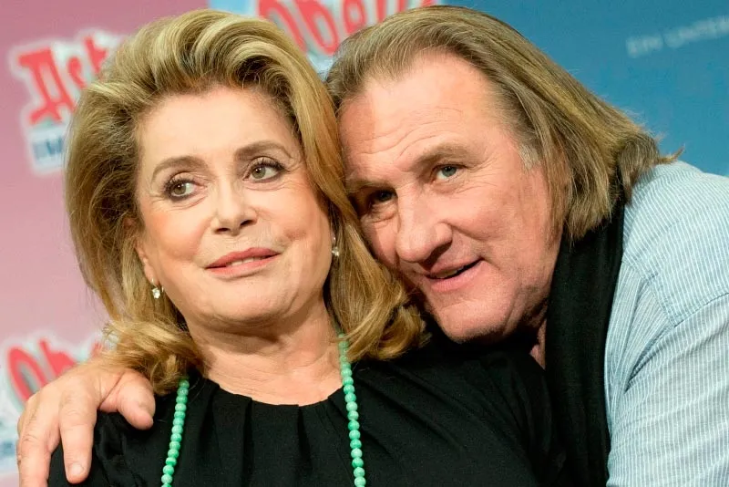 Катрин Денёв и Жерар Депардье 4