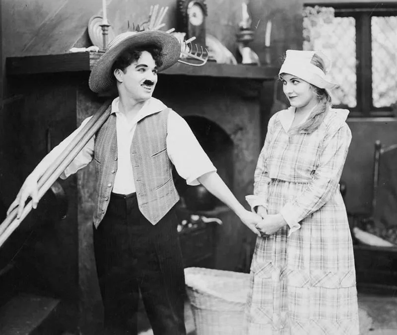 Чарли Чаплин и Эдна Пёрвиэнс 4