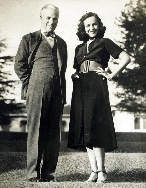 Чарли Чаплин и Полетт Годдар 2